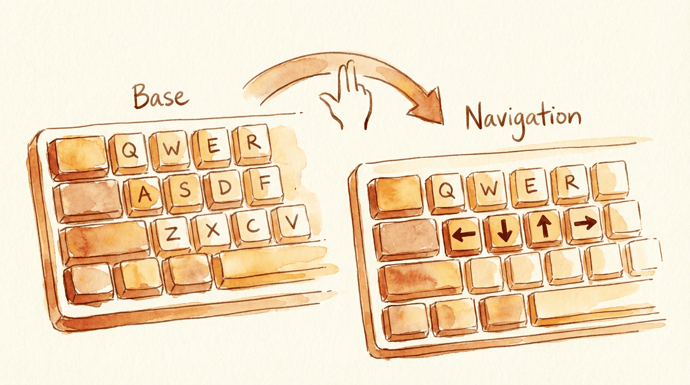 Layers — base and navigation